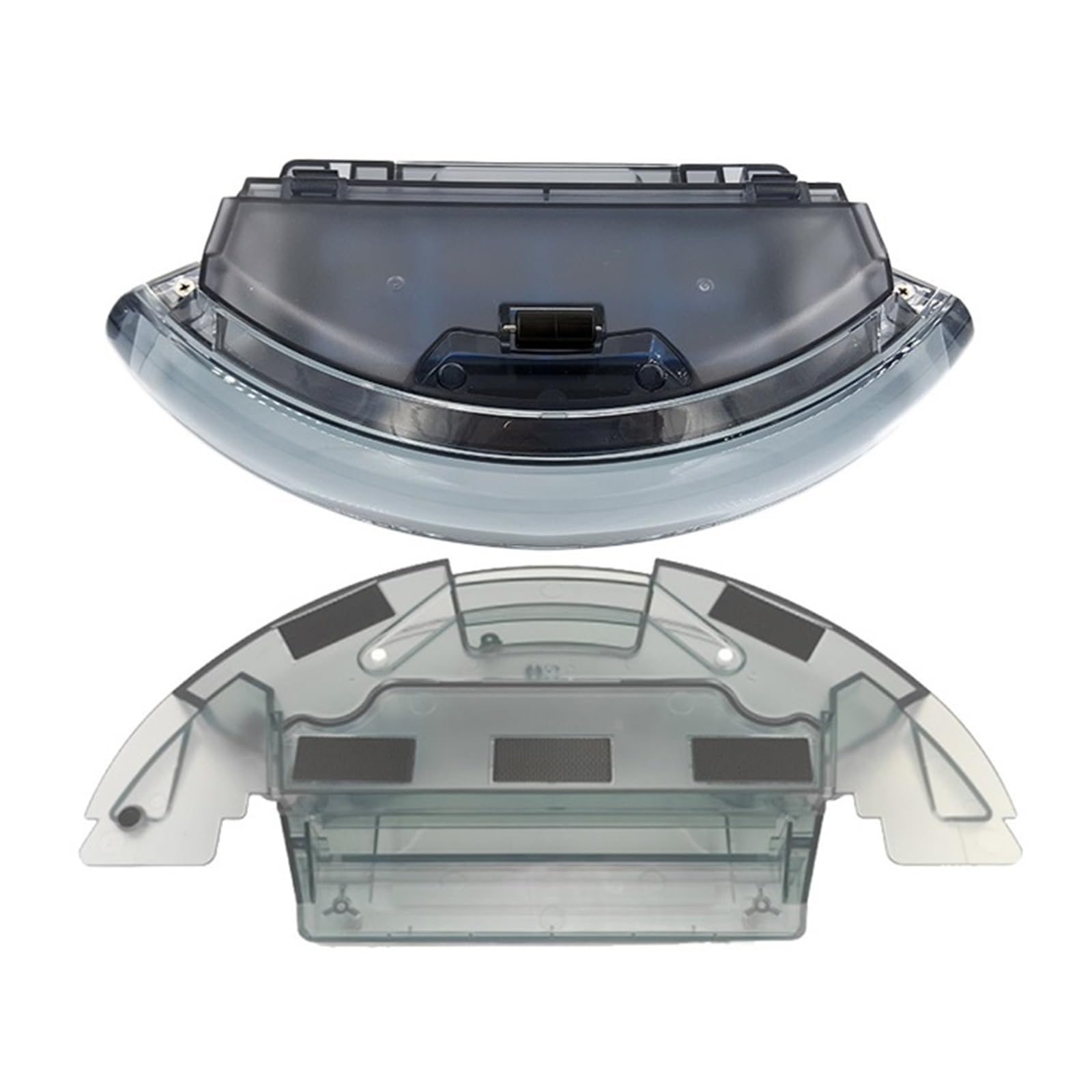 Dust Box and Water Tank, Compatible with AMIBOT Animal H2O Connect X610, Robotic Vacuum Cleaner Replacement Parts(2pcs)