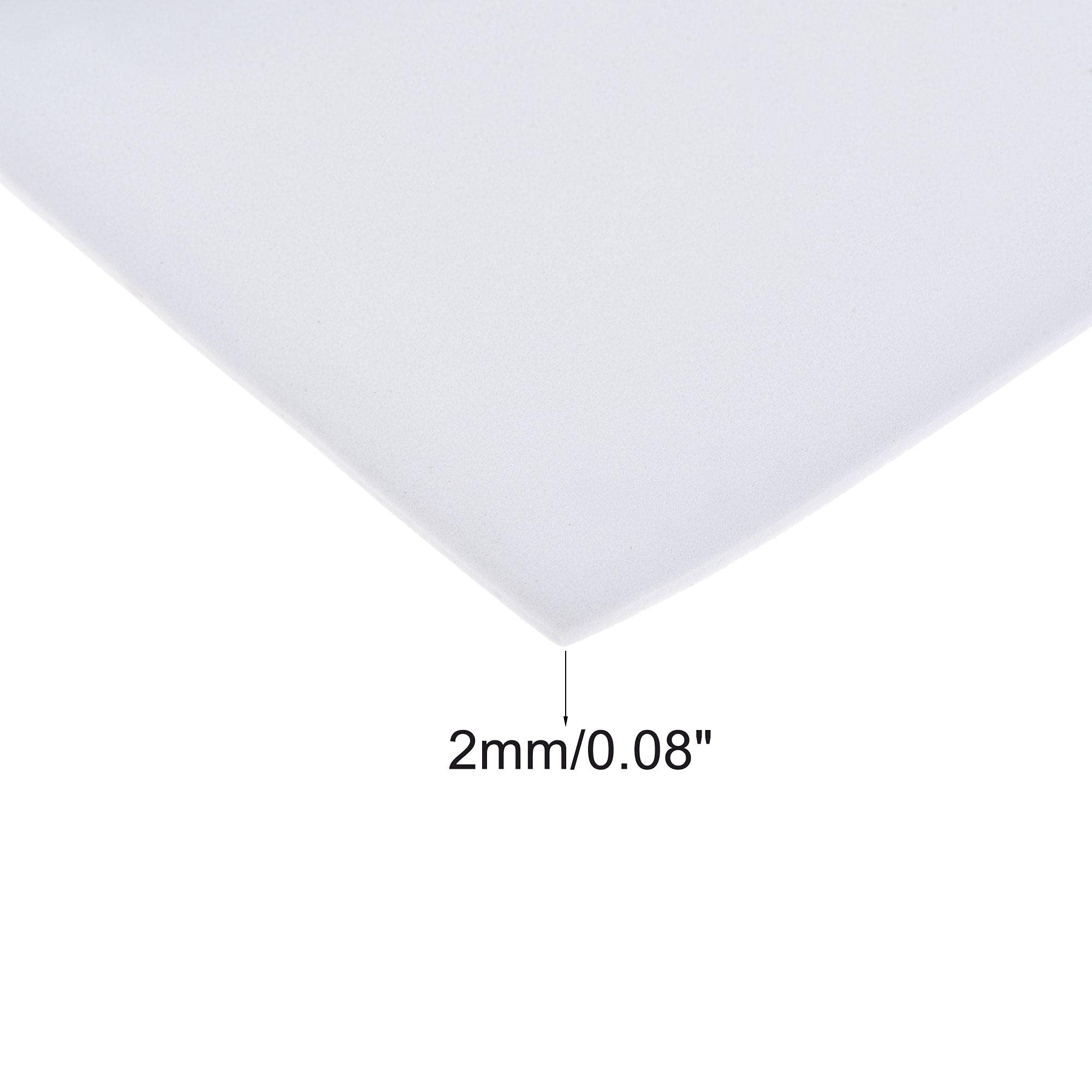 Sourcing Map Fogli In Schiuma EVA Bianca – 10 Pezzi 27x21.5cm X 1.7mm – Per Arti Creative, Decorazioni, Modellismo E Bricolage