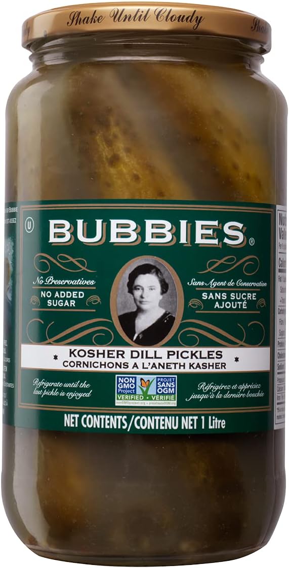 Bubbies Pure Kosher Dill Pickle 33.0 OZ(Pack of 1