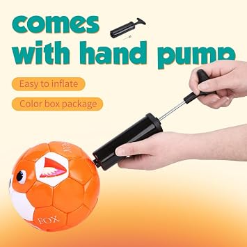 U&C Planet Kids Football Size 2 Mini Traning Ball with Pump