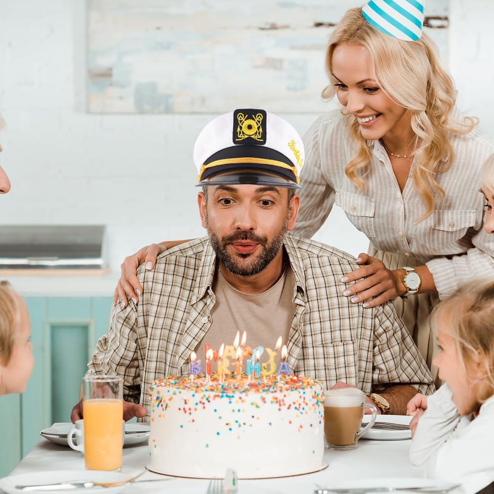 Brosash Birthday Captain's Hat - Funny Birthday Hat | Nautical Themed Party Accessory for Men