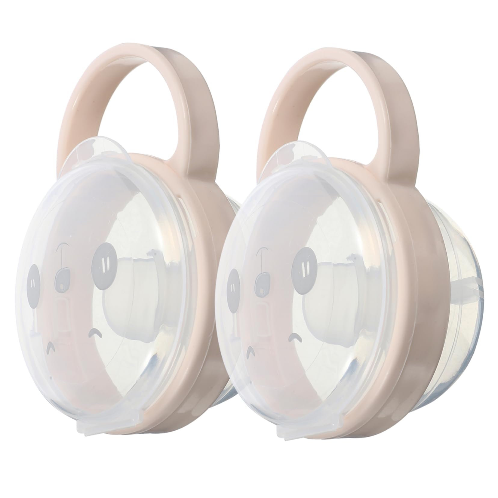 GALPADA 2Pcs Holder Cases Portable Travel Storage for Pacifiers Compact Safe and Stylish Design Essential Accessory for Go Use