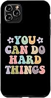 Vista 13 de Inspirational Women's Graphics - You Can Do Hard Things Case for iPhone 16