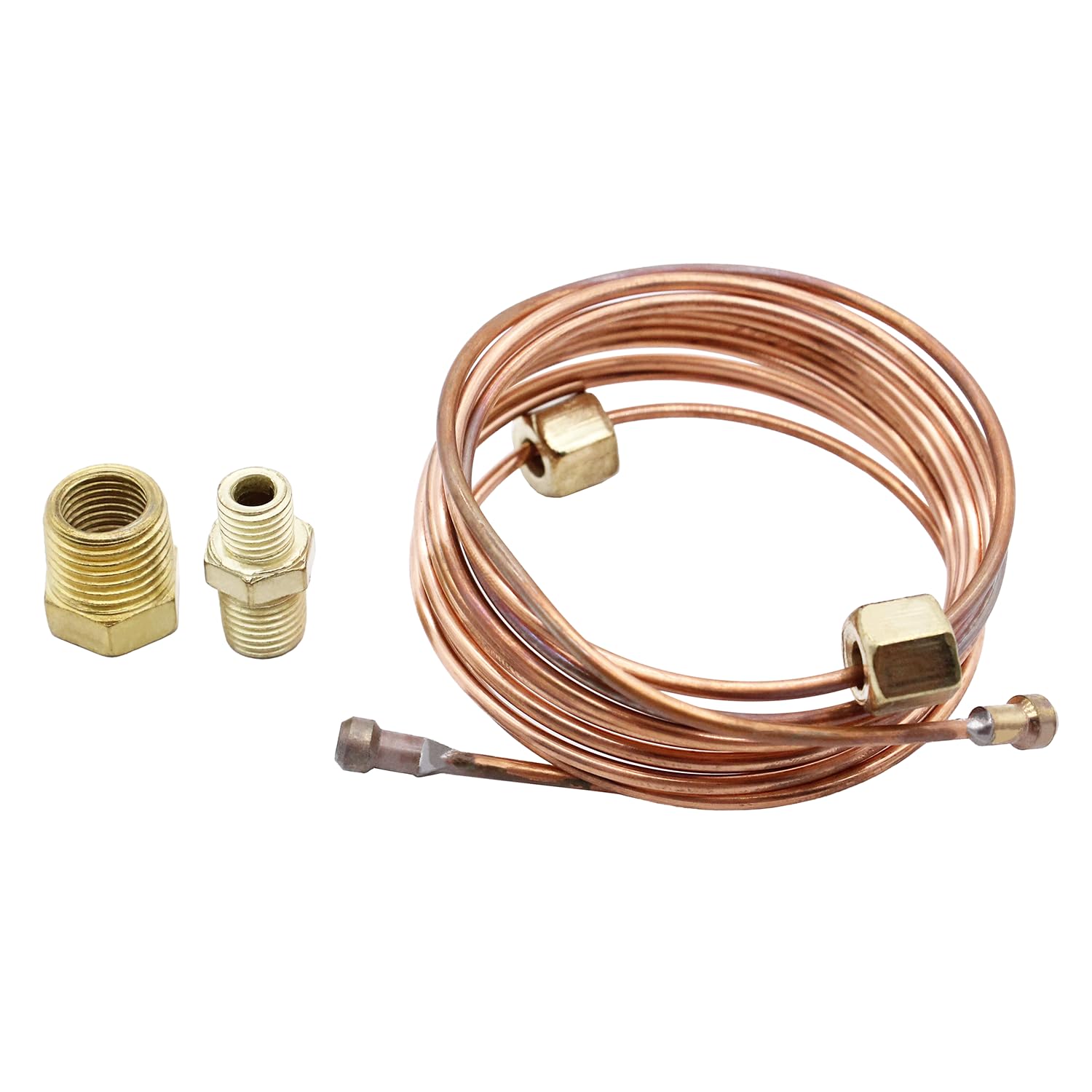 Car Mechanical Oil Pressure Gauge Tubing Kit 72in Copper Tubing