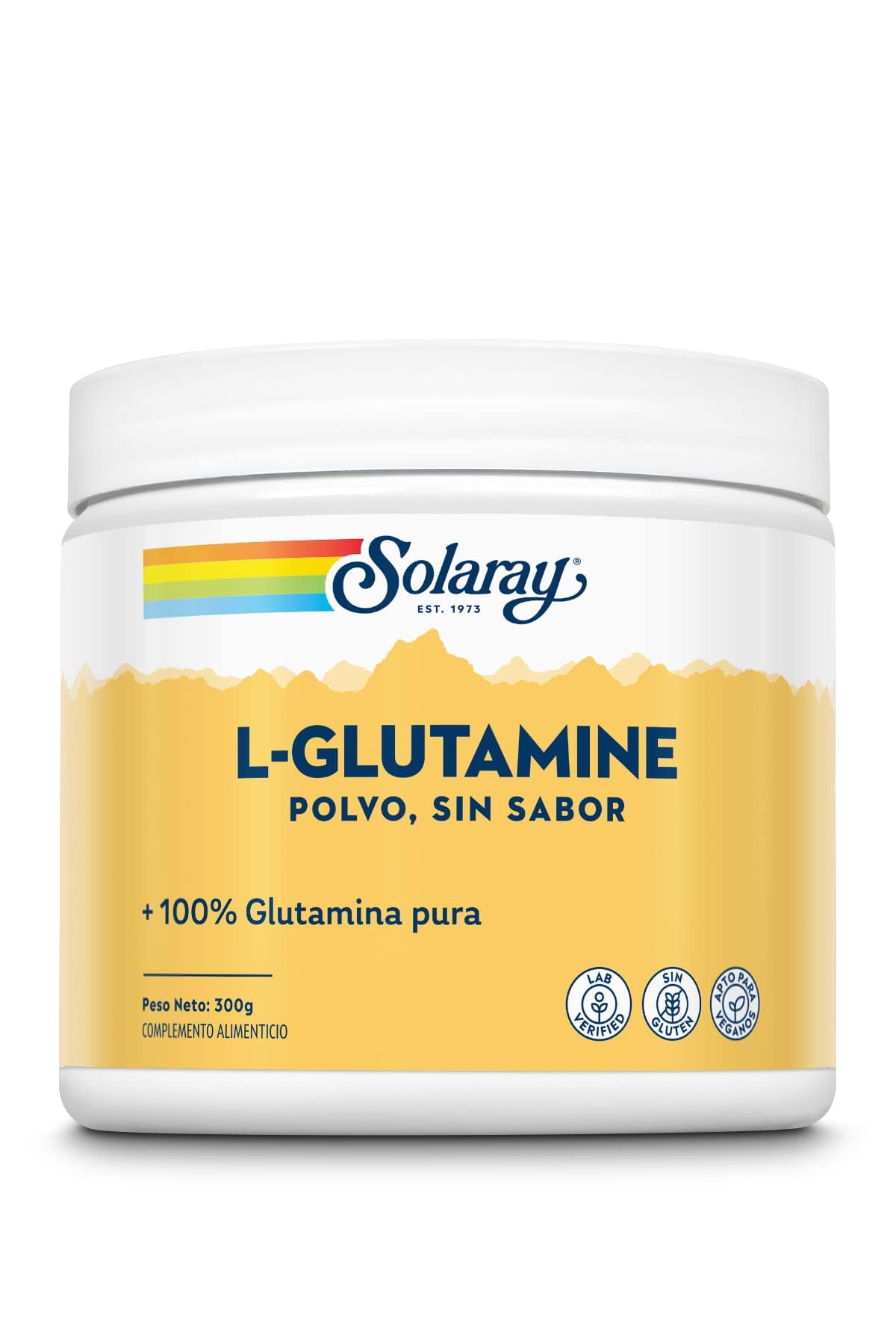 Solaray L-Glutamine Sabor Neutro Polvo 300gr. Crema rigenerante per le mani 300G