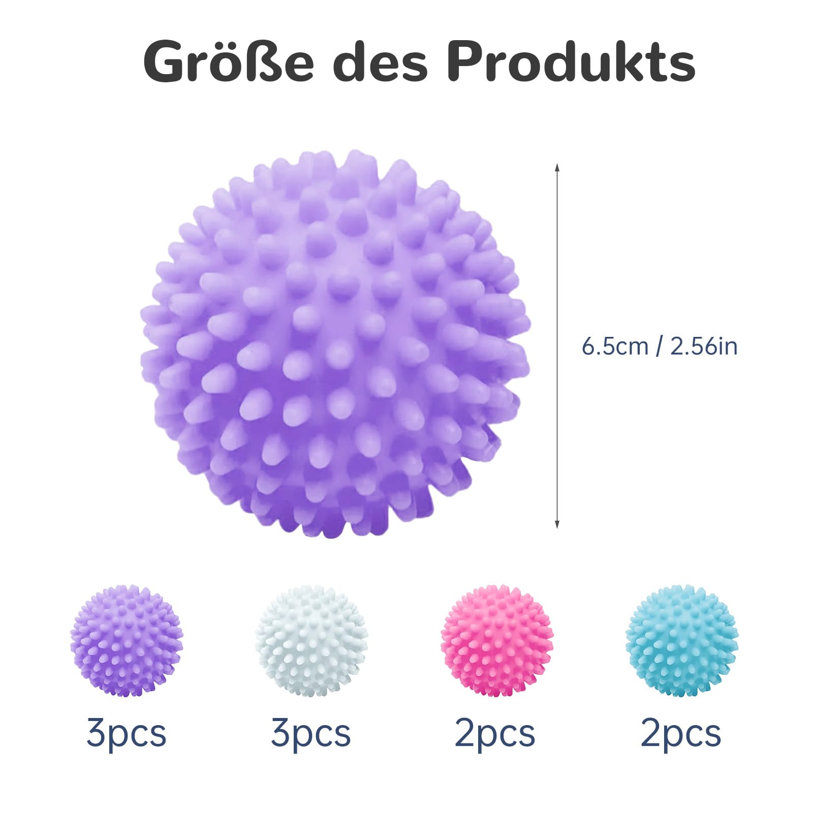 Kulki do suszarki, 10 sztuk, kulki do suszarki bębnowej do prania w pralce, wielokrotnego użytku