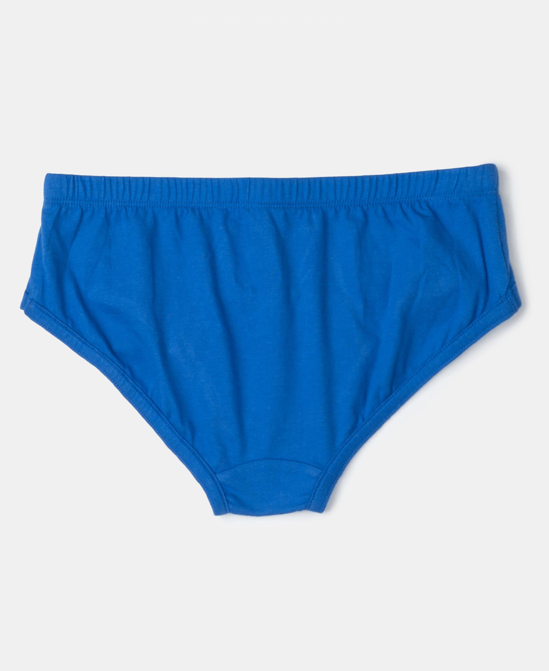 Jockey 3035 Boys Super Combed Cotton Solid Brief with Ultrasoft Waistband (Pack of 3)_Rich Royal Blue, Black & Chilli Pepper_9-10 Yrs - Image 8 thumbnail