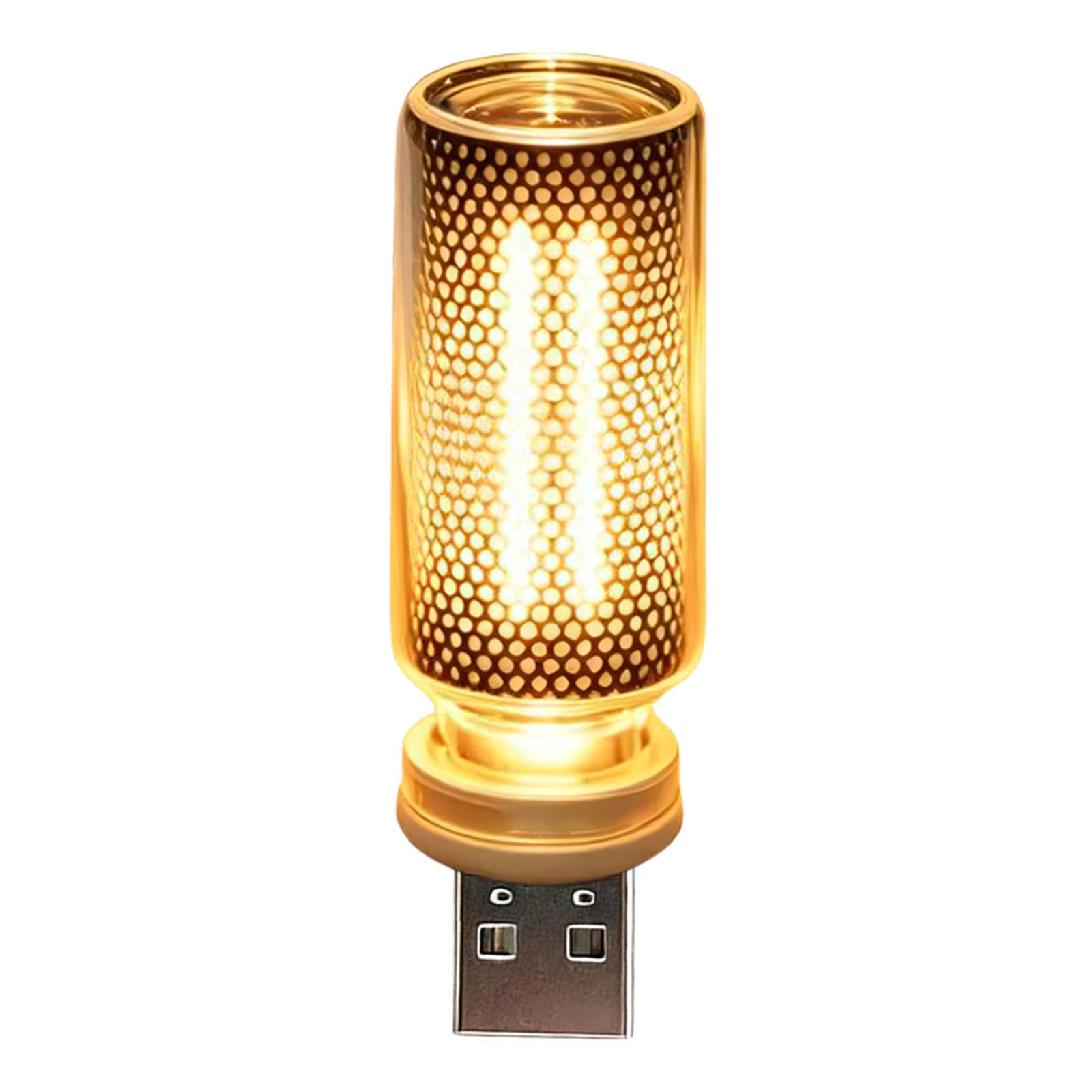 Drtlpmb Yellow Bedside Night Lamp, Usb Touch Dimmable Glass Light For Desk Car Corner, Compact Plug-In Accent Decor, Home Table Mood Glow Lamp Compact Table Light Touch Bedside Glow Usb Decor Tiny Shelf Dorm Corner