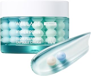 WELLAGE Hyper PDRN Glow Plumping Capsule Cream 1.69 fl.oz | Deep Hydration, Hydrating, Moisturizing, Hydrating Serum, Korean Skincare, Korean Serum, PDRN, Radiance, Salmon DNA