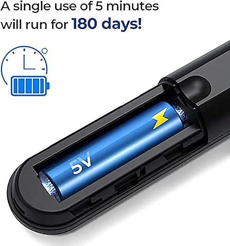 Miniatura 2 de Cortadora de pelo de orejas y nariz, recortadora profesional sin dolor de cejas y vello facial para hombres y mujeres, funciona con pilas, cuchillas