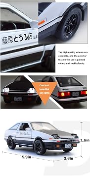 Tianmei 1:32 Die-Cast Metal Model Pull-Back Car Collectible Toy | 1:32 metal die-cast, lights & sounds, pull-back action, openable doors & hood, ideal for kids play and collector display.