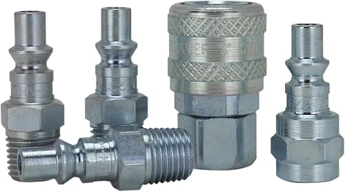 Miniatura 4 de Milton S-213 14 NPT A Style Acoplador y enchufe Kit  5 piezas