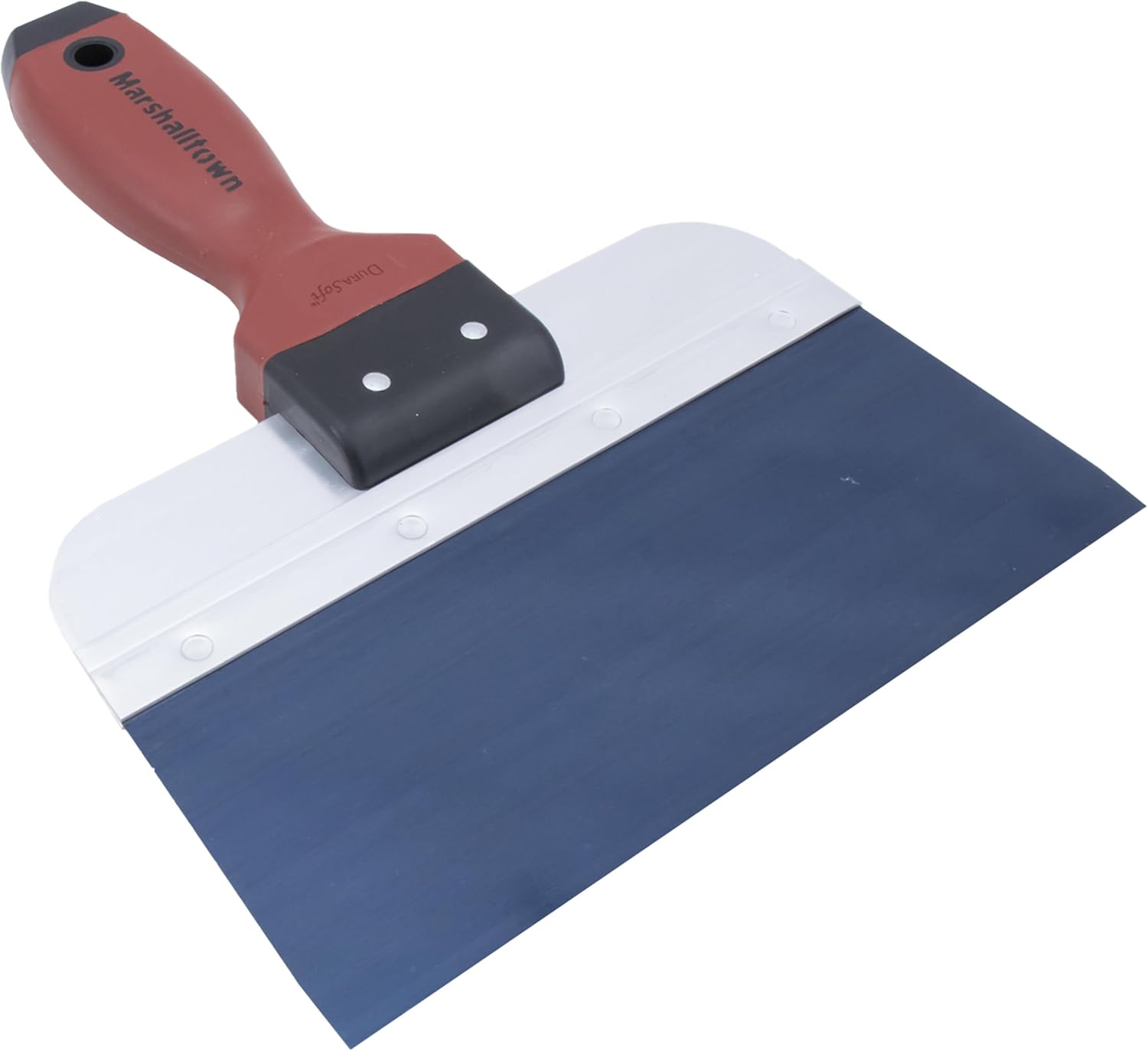 MARSHALLTOWN DuraSoft Taping Knife, 8 Inch Blue Steel Blade, Made in the USA, For Drywall Finishing, 3508D