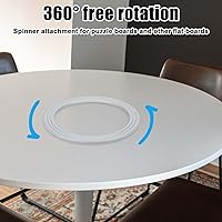 Vista 5 de Base giratoria de tablero de rompecabezas, tablero giratorio de rompecabezas giratorio de 360°, mesa giratoria para 1000/1500 piezas Lazy Susan