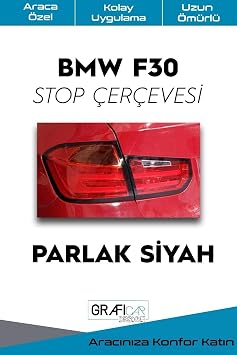 Graficar Design BMW F30 Frame Sticker Coating Bright Black