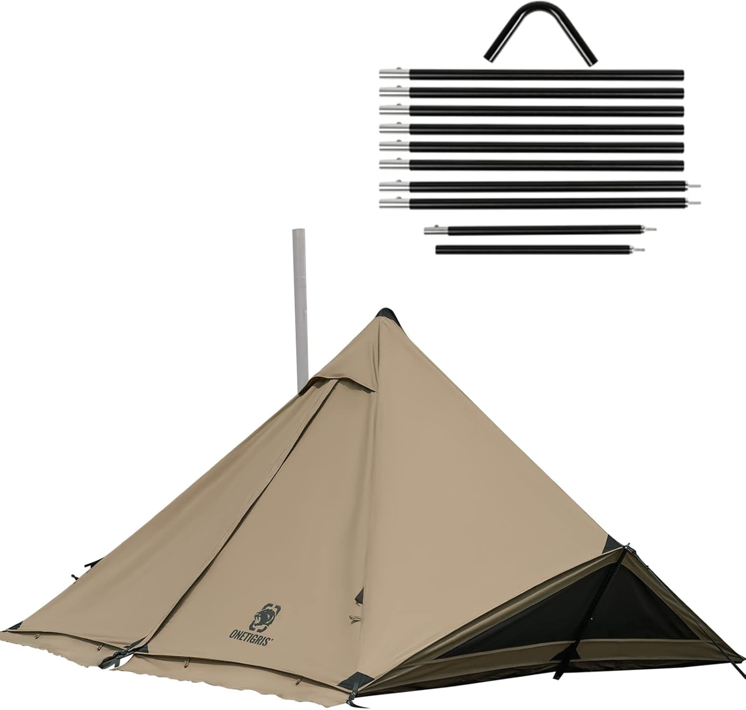 ハンガリー軍幕 2枚 ポール・ぺグセット ワンポールテント ハリケーン