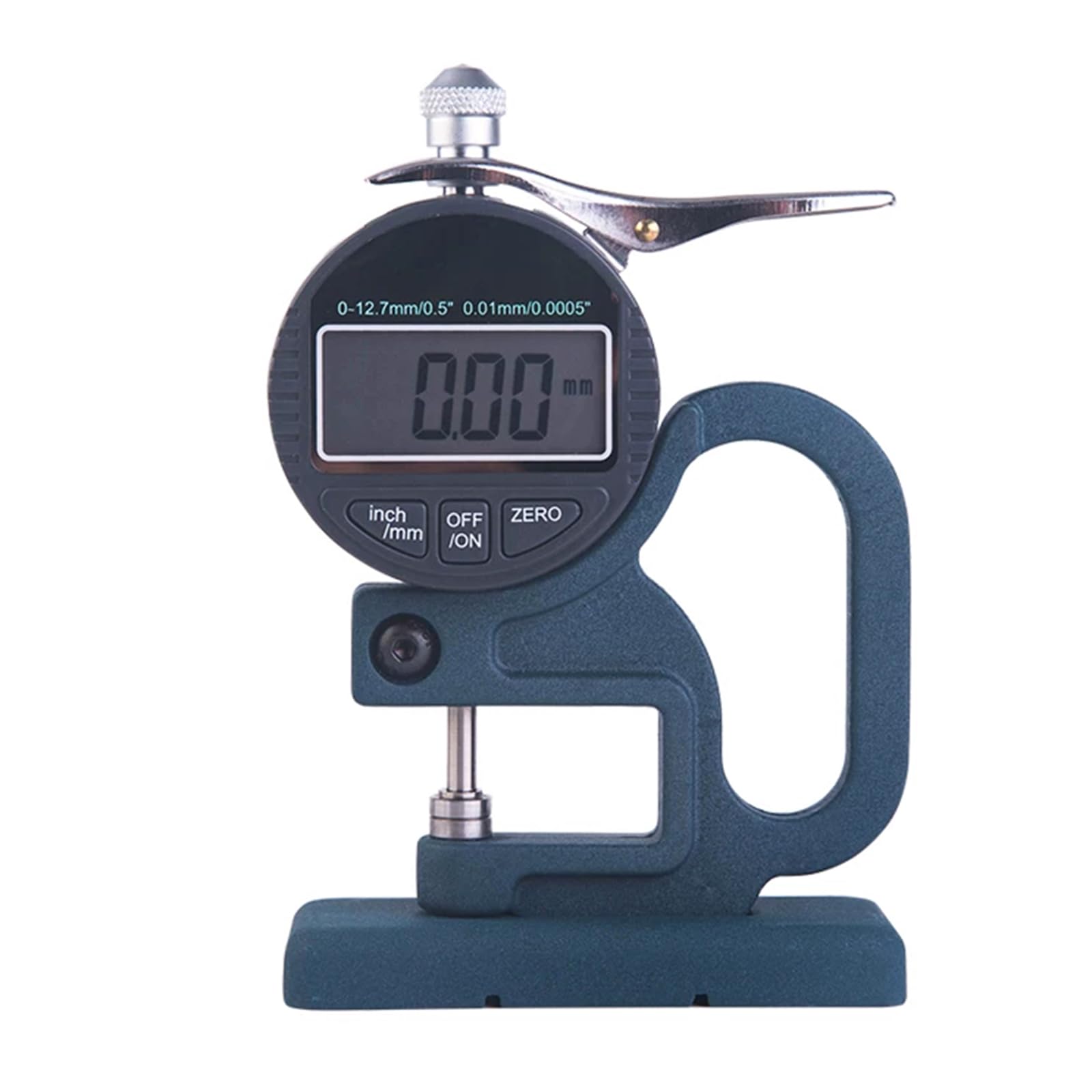 Medidor Digital De Espesor De Esponja, Medidor De Espesor De Escritorio con Base, Herramienta De Medición De Espesor De Escritorio, Rango De 0 A 12,7 Mm, Resolución De 0,01 Mm, para Mecanismo De