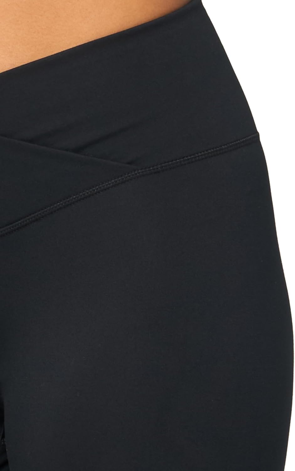 Danskin Womens Crossover Waist Crop Leggings - Image 3