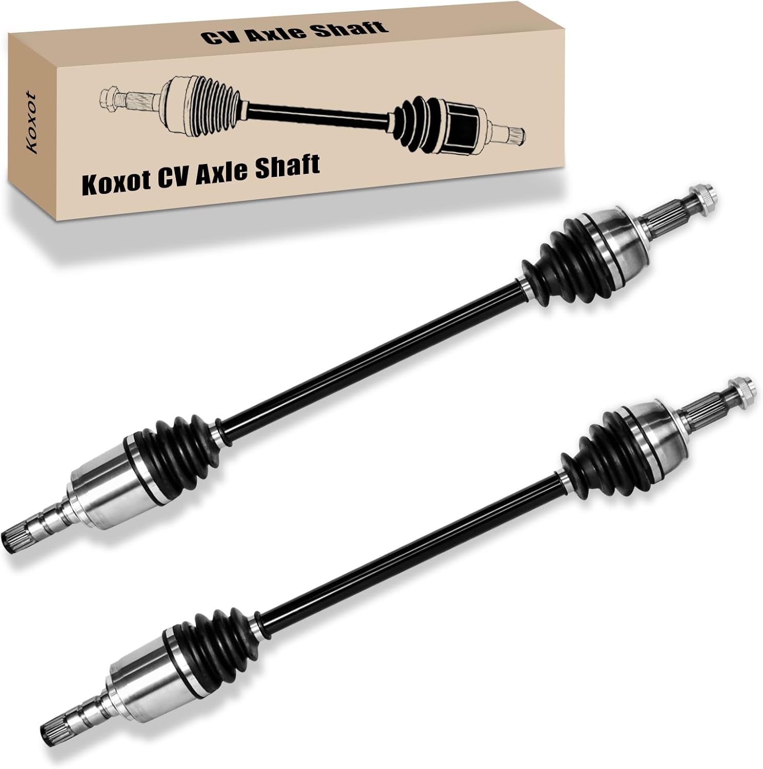 2PCS Front CV Axle Shaft Assembly Compatible with Subaru Forester 2.5L 2.0L H4 2014 2015 2016 2018, Impreza 2.0L H4 2017 2018 2019 2020 2021 2022 2023, Driver and Passenger Side, OE# NCV66012