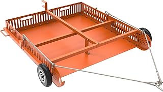 2 in 1 Horse Paddock Cleaner & Trailer, Tow-Behind Trailer Horse Manure Scoop, 2 in 1 Field Cleaner & Scooper for Paddock, Horse Pasture