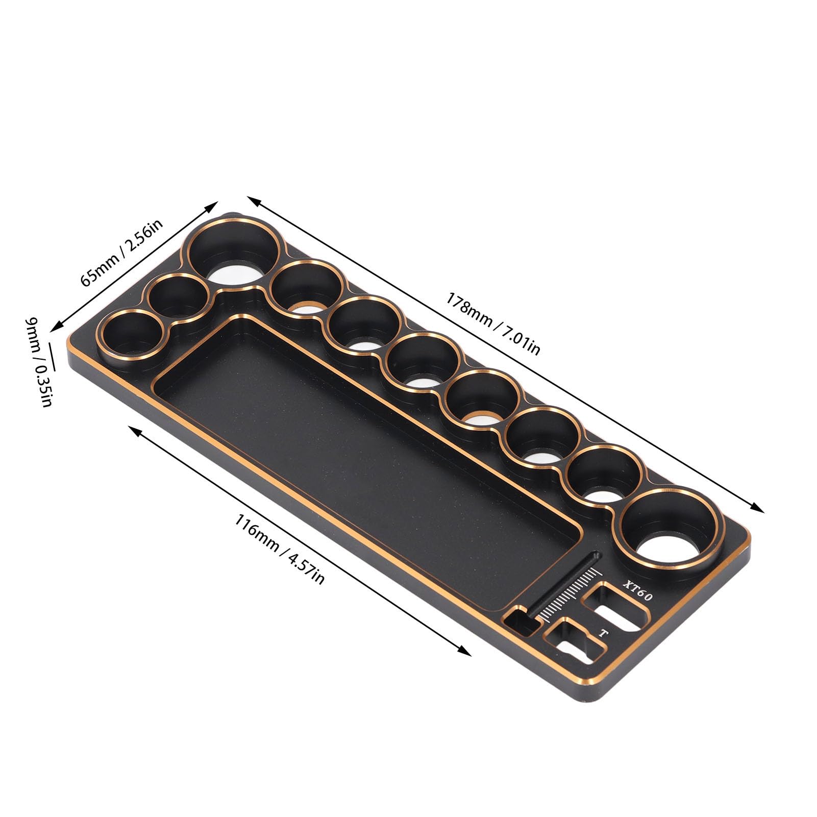 RC Car Tool Storage Rack CNC Aluminum Screwdriver Pliers Scissors Tweezer Tool Organizer Holder for RC Workshop Tool Organization