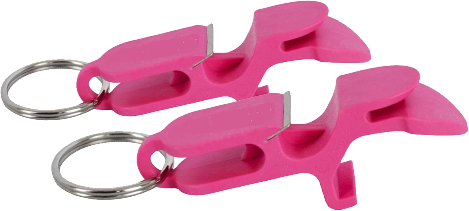 ショットガンキーチェーンツール &ndash; 2個パック ビールボンパーティーツール 栓抜き&amp;タブオープナー付き &ndash; テールゲートやイ