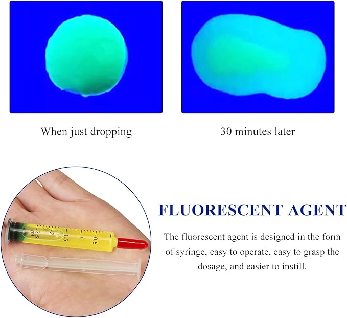 Kit Detector de Fugas para Aire Acondicionado de Auto con Linterna UV y Gafas miniatura 4