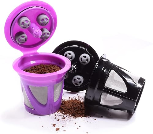 Tazas K reutilizables para cafeteras Keurig K Supreme y K Supreme Plus, cápsulas de café recargables (2)