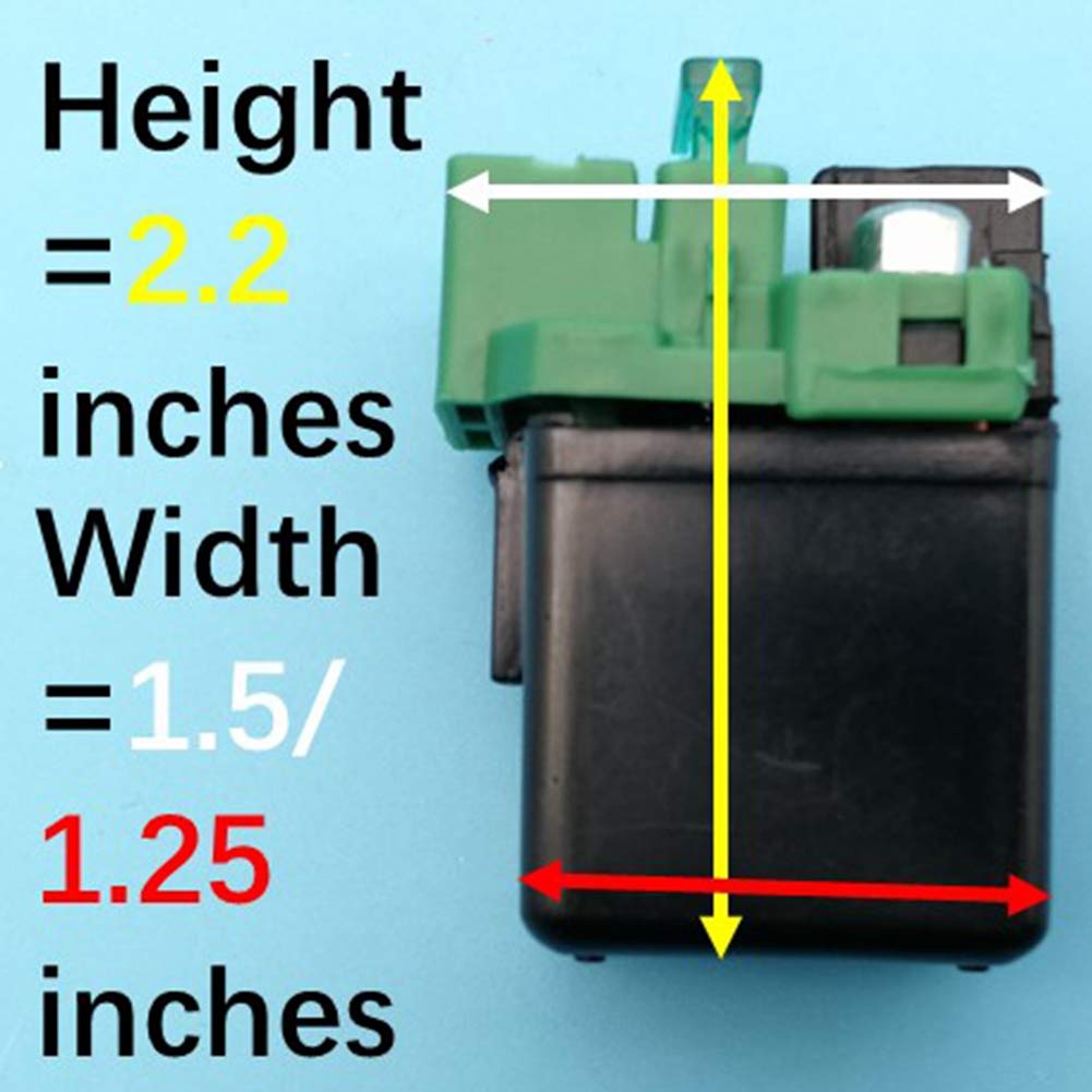 Starter Solenoid Relay for Honda CB600 CB750 CBR500 CBR650 CBR954 CBR1000 CRF250 CTX700 NT700 VT750 VT1100 VTX 1300 VTX1800 35850-MAH-000 35850-MT4-000 35850-MT4-003 35850-MR5-007 35850-MAH-000 Z148