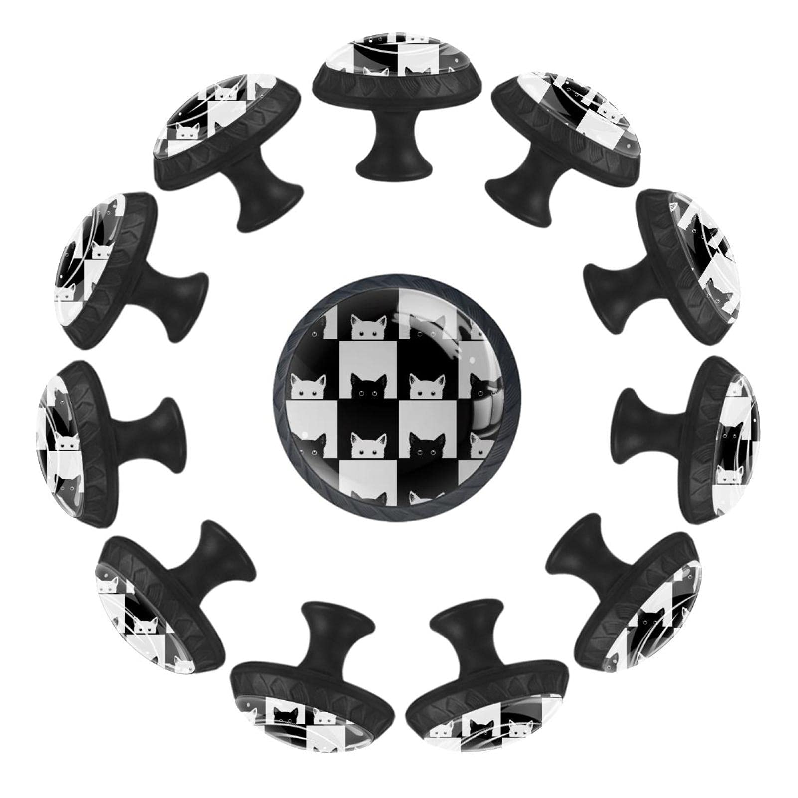 Boutons de tiroir ronds pour relooker une vieille commode de chambre