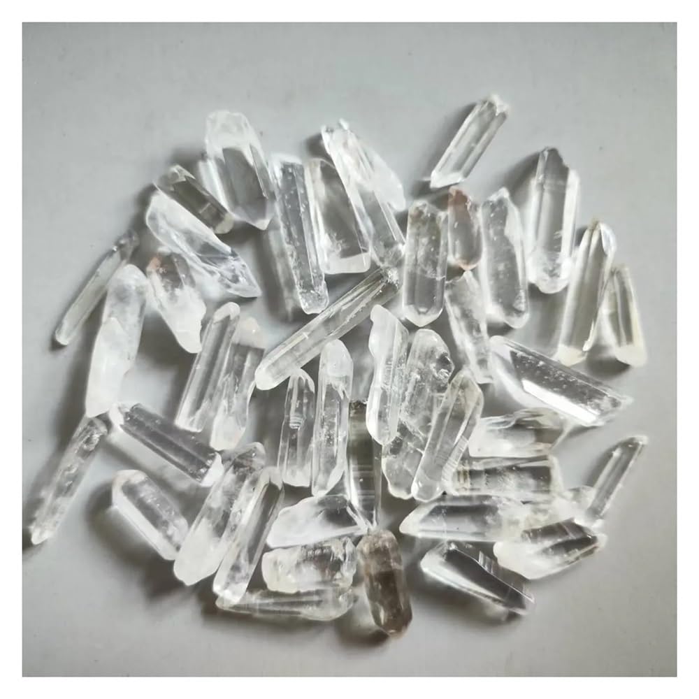 Varitas de cuarzo transparente natural de 10-30 mm para decoración y colgantes de cristal blanco