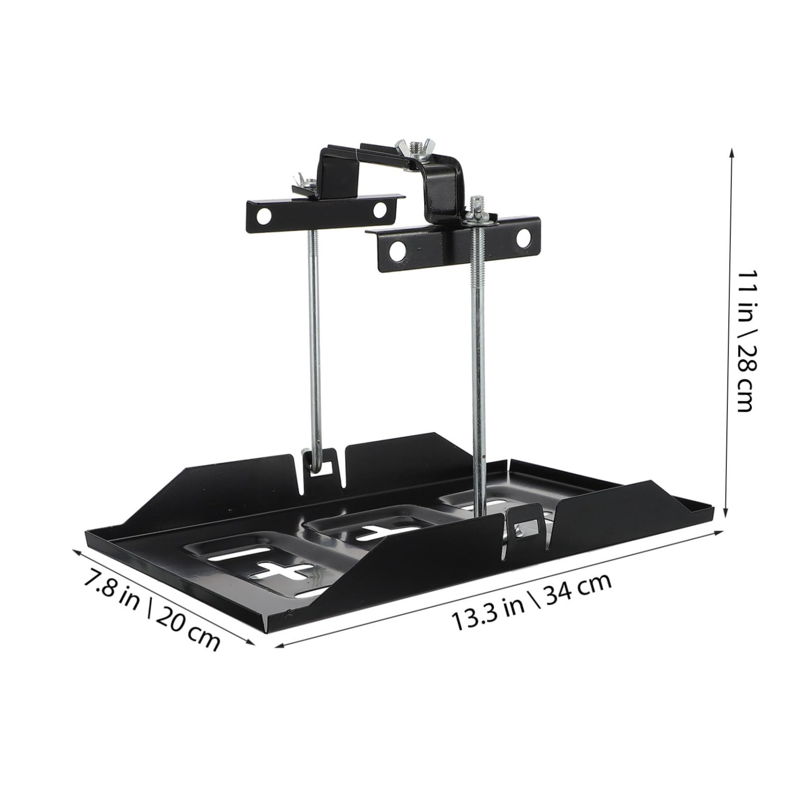 1ensemble Support De Fixation De Batterie Pour Voiture Résistant Corrosion Facile à Installer Batterie Auto