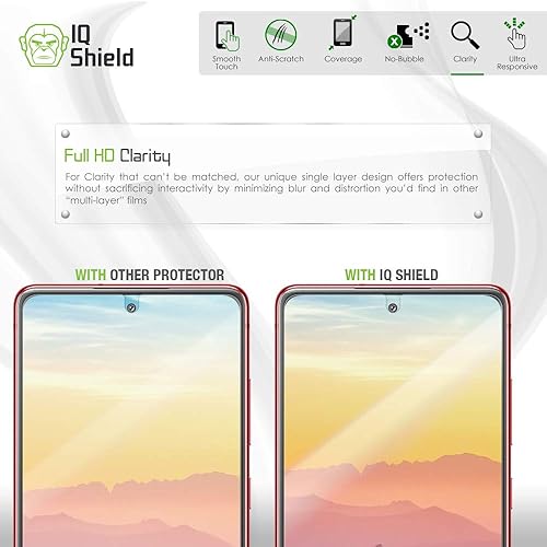 Miniatura 83 de IQShield Paquete de 2 protectores de pantalla para Samsung Galaxy S22 Plus/S22+Plus 5G, fácil instalación, desbloqueo de huellas dactilares
