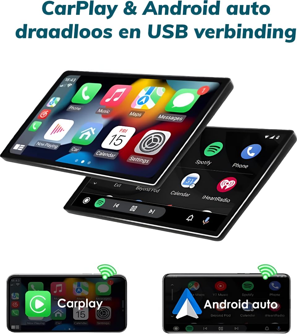Radio samochodowe Android 14 - Ford Kuga/C-Max 2011-2016, Apple CarPlay i Android Auto, dotykowy panel dotykowy 9 kanałów, system multimedialny HD bez folii | Wi-Fi, RDS, DAB+