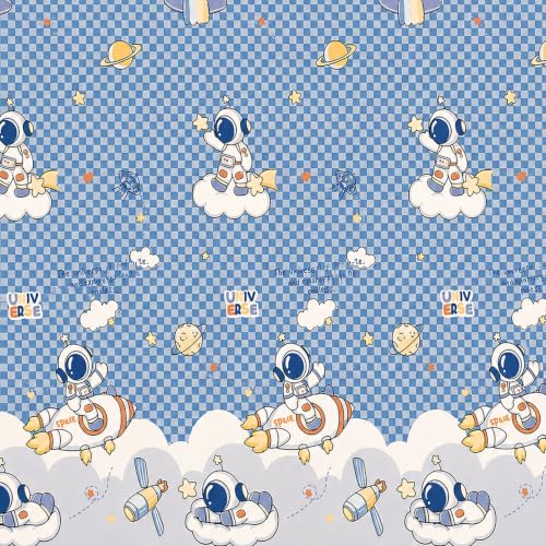 Image of Weave & Decor Cotton Feel Kids Bedsheet Double Bed 90x90 inches, Soft Fabric, Includes 2 Pillow Covers 20x30 inches