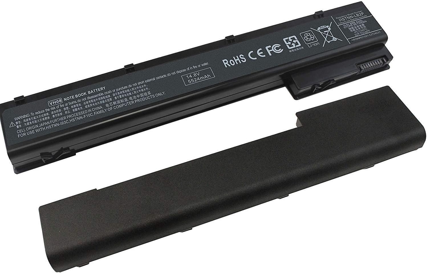 VH08 VH08XL HSTNN-F10C HSTNN-I93C 632427-001 632425-001 632113-141 632114-421 Laptop Battery Replacement for HP Elitebook 8560W 8570W 8760W 8770W Mobile Workstation(14.8V 83Wh)