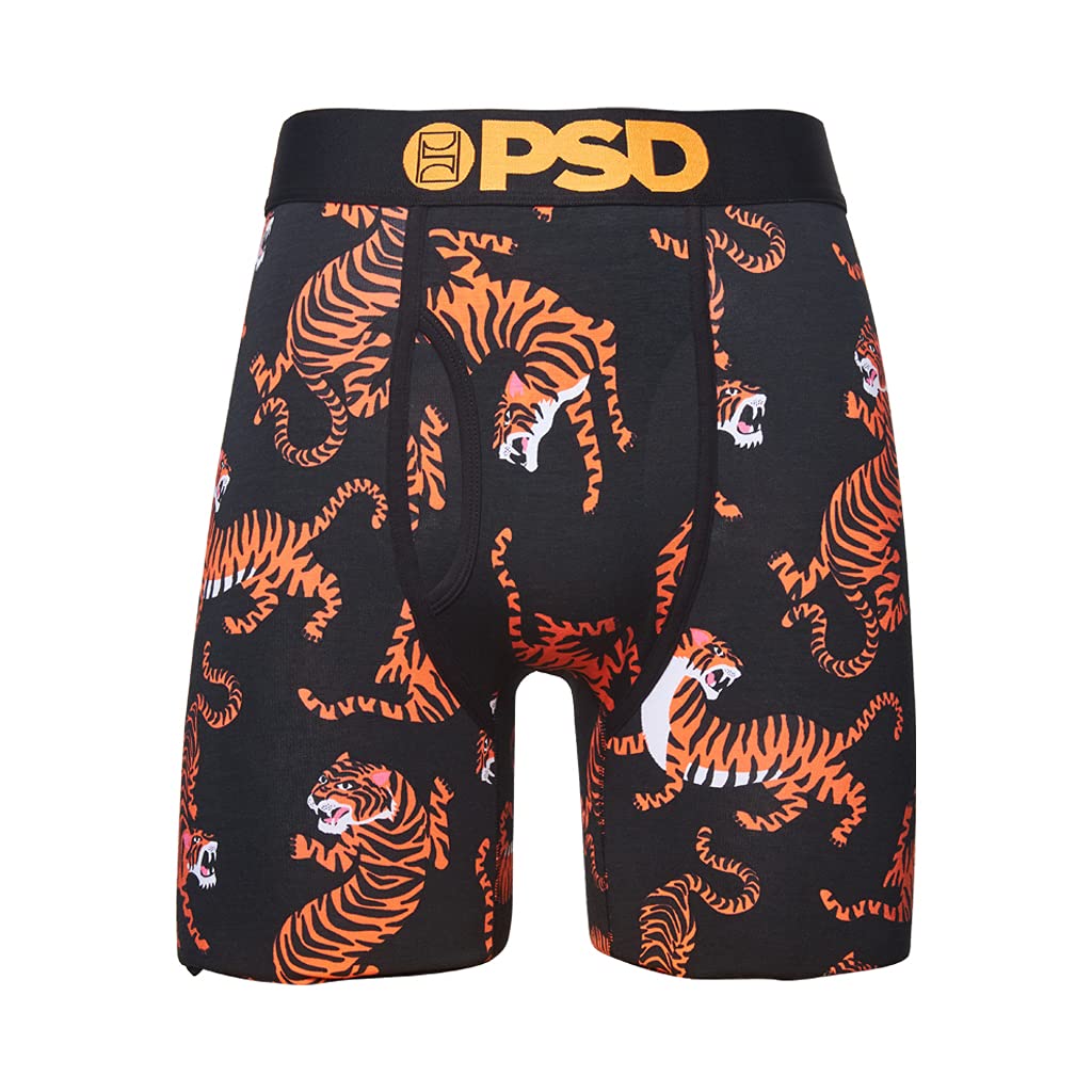 PSD Underwear Men's Wide Band Boxer Brief Underwear - Modal Cotton, 3-Pack