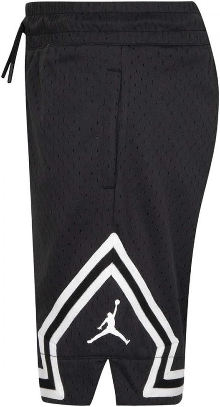 Jordan Boy's Air Diamond Shorts (Big Kids) Black SM (8 Big Kid)