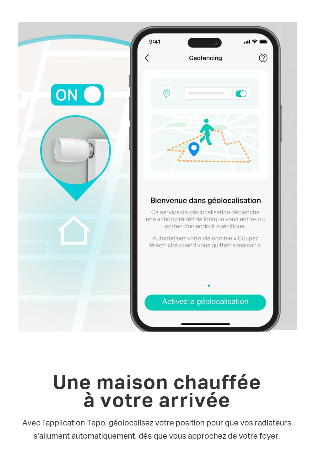 TP-Link Kasa Thermostat Connecté Matter, Compatible avec HomeKit, Alexa et Google Assistant, Réduisez Vos factures et contrôlez Le Chauffage à Distance Via l'application, KE100 KIT