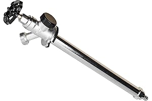 WHK 10 Inch Frost Anti-Siphon Sillcock-1/2 Inch PEX B X 3/4 Inch Hose Bibb