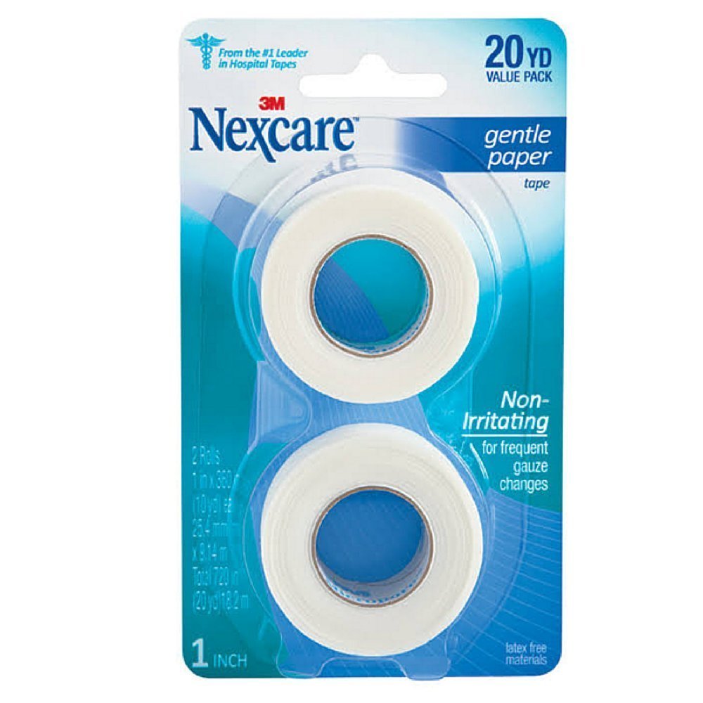 Nexcare First Aid 3M Gentle Paper Tape 2 Ct(6 Packs)
