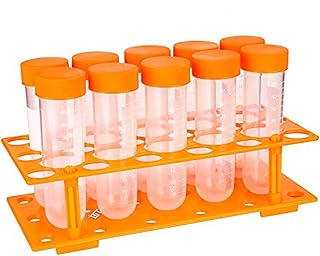 TEKEFT Primary Science Jumbo Test Tubes with Stand, Set of 10 Tubes, Ages 3+