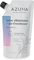 Vista 11 de Ambientador y eliminador de olores Azuna en gel para olores fuertes, recarga de 24 oz con aceite de árbol de té A base de plantas y de larga