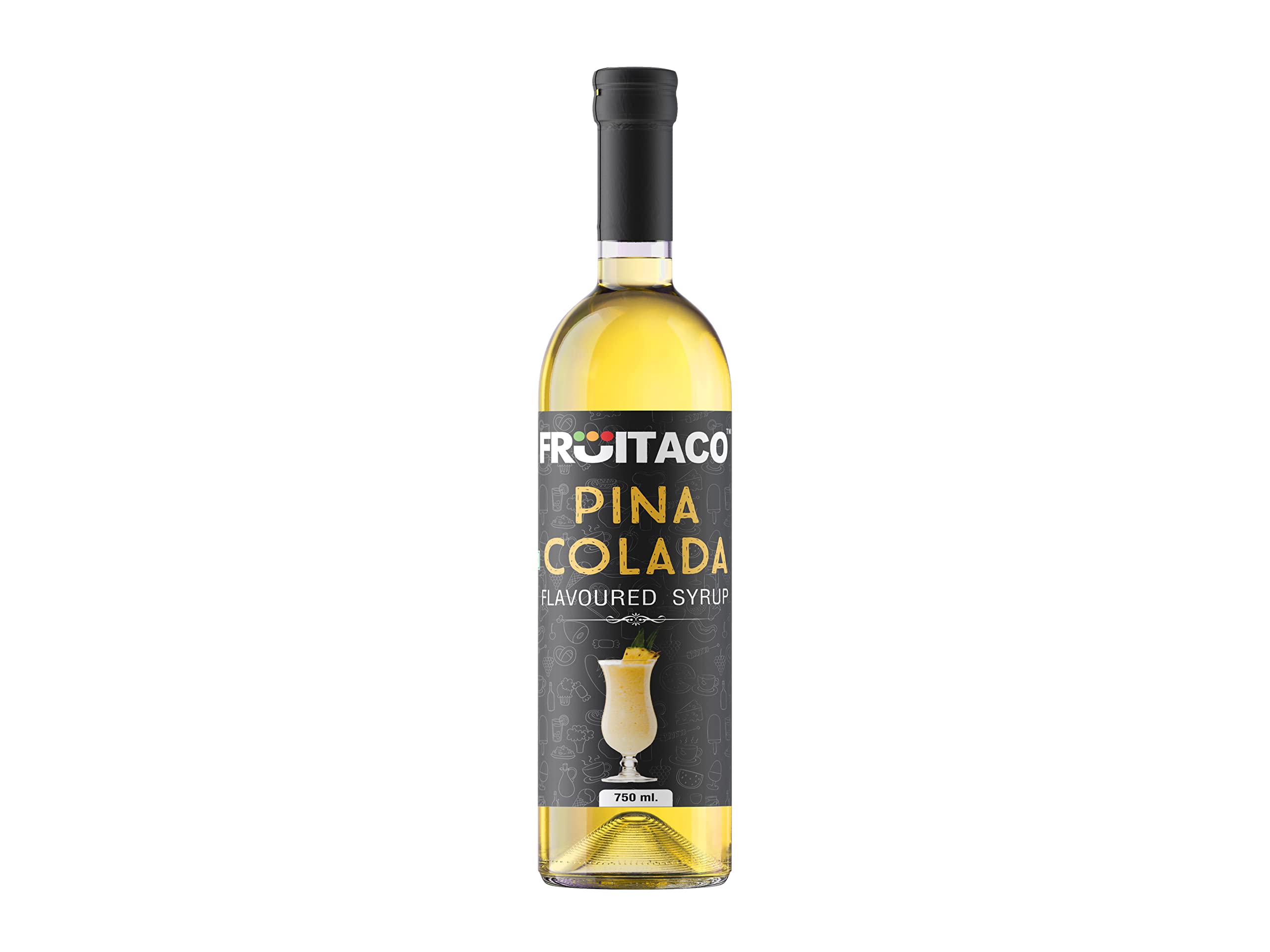 Fruitaco Pina Colada Syrup: Perfect Mixer for Enhancing Mocktails & Cocktails, Drinks, and Mojitos at Parties, Conveniently Packaged in a 750ml Bottle for All Your Mixing Needs | Non-Alcoholic (B0B6ZPJ4N2) Amazon Price History, Amazon Price Tracker