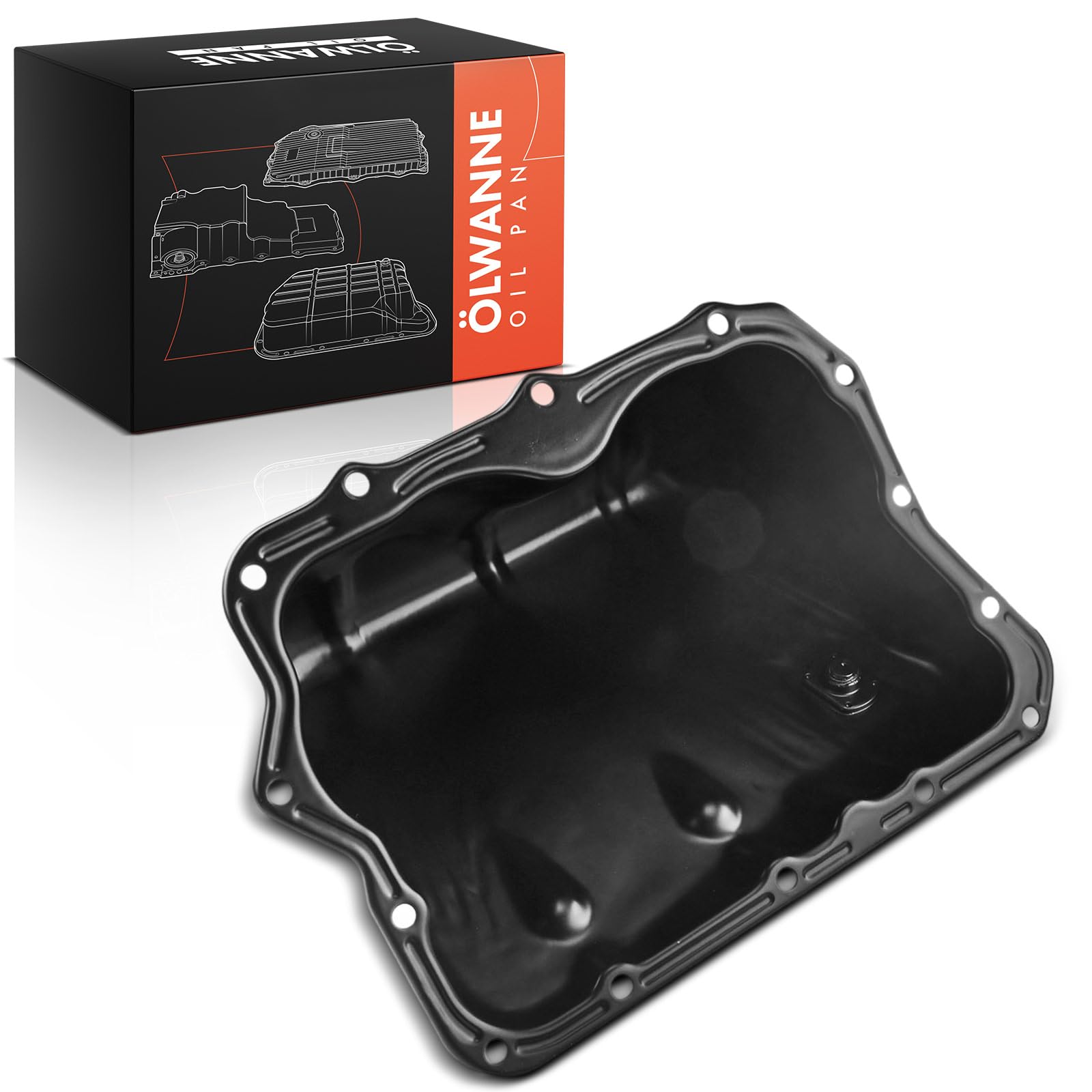 Frankberg Coppa dell'olio Coppa dell'olio Motore Compatibile con City-Coupé 450 0.6L Cabrio 450 0.6L Fortwo Coupé 450 0.8L Crossblade 450 0.6L Cabrio 450 0.7L Replace# 0003015V004