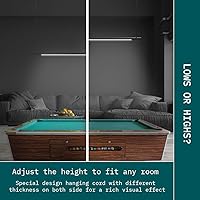 Vista 3 de Solvita Professional - Luz LED para mesa de billar y mesa de pool, luz no parpadeante y distribuida uniformemente & altura ajustable - Rotaflex