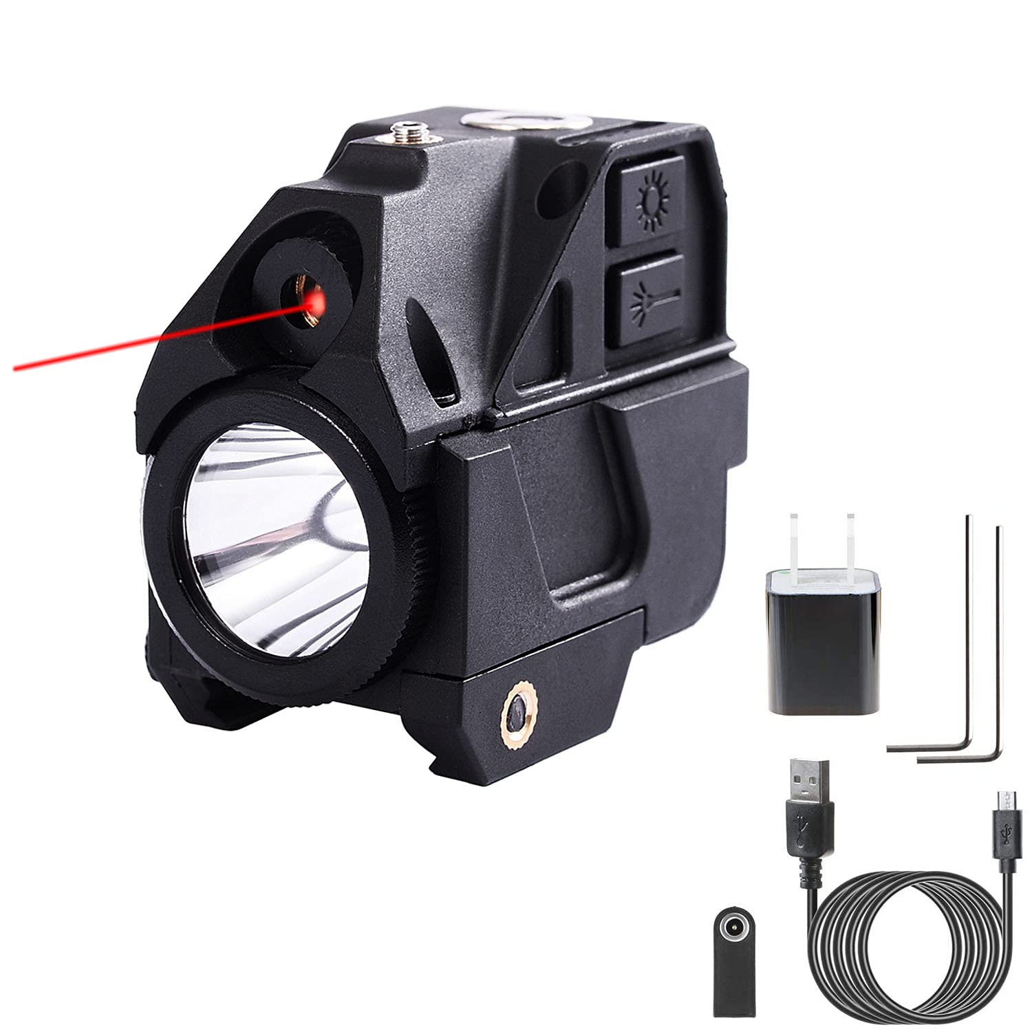 Buy G GOYEA TACTICAL Red Dot Laser Sight Lazer Flashlight Combo