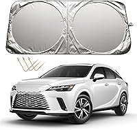 Vista 1 de XHRING Parasol para parabrisas para Lexus RX RX350 RX 350 450 450H 450H 450HL GX 460 470 RX450 RX450H GX460 GX470 RX350H LX Series Accesorios
