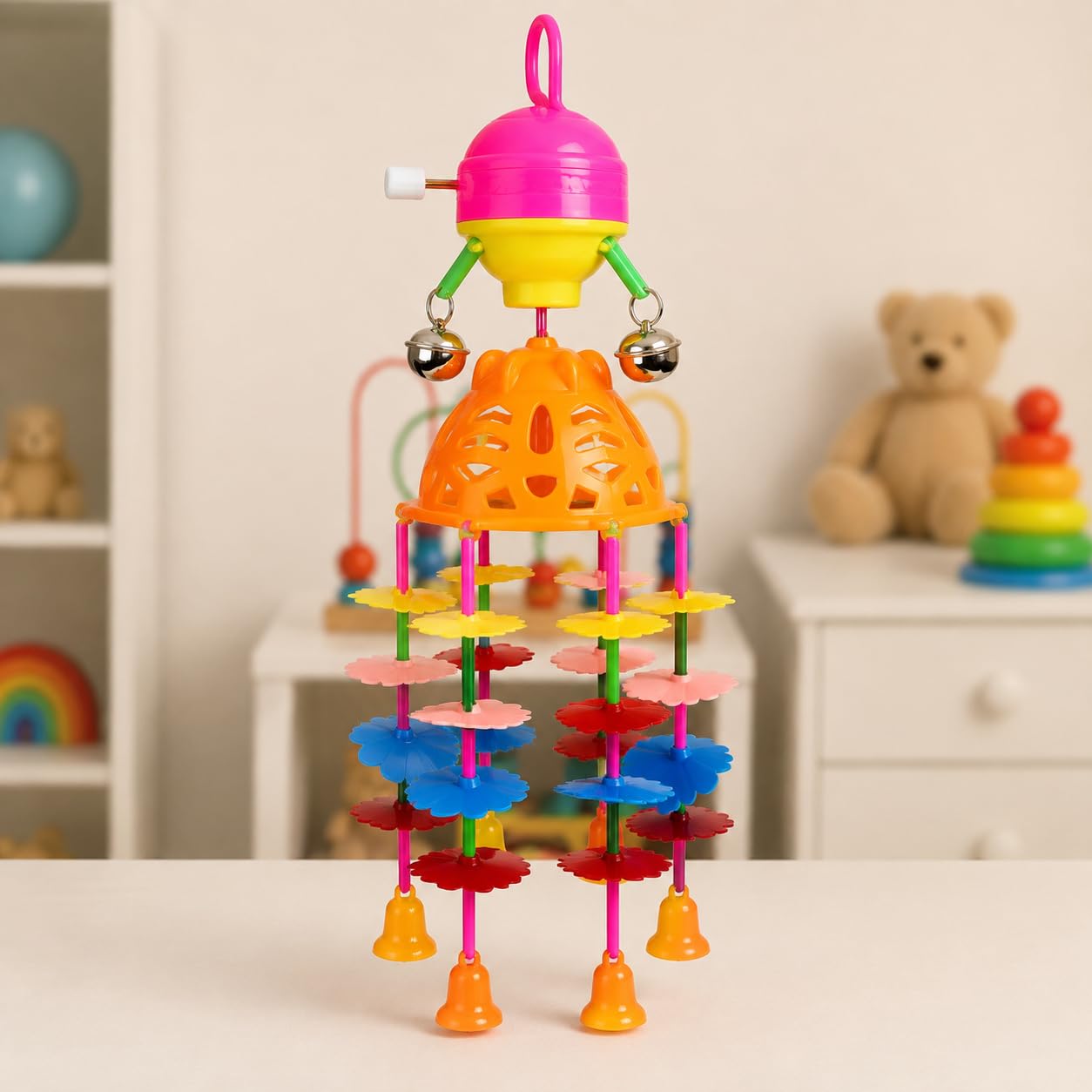 Merry Go Round Baby Musical New jhoomer Toys with Hanging Jhoomer Rattle Kids Toy.