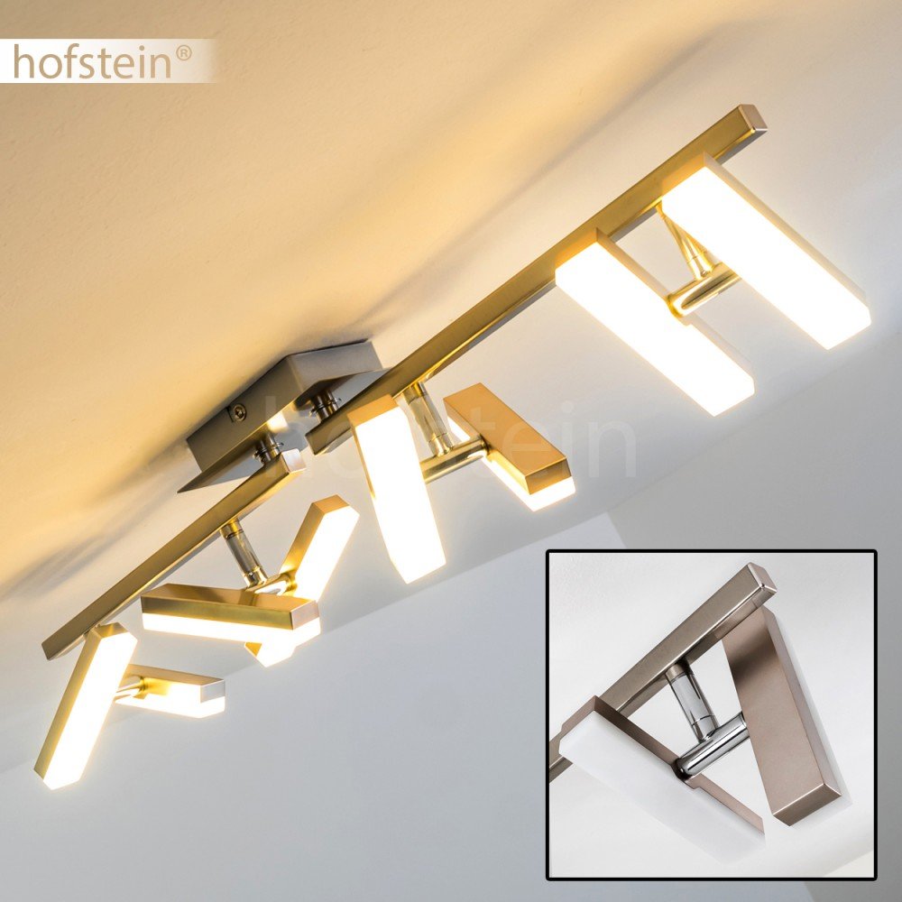 Plafoniera LED Sakami - Lampada da Soffitto 1400 Lumen 3000 Kelvin - 8 Spot Faretti LED mobili - Plafoniera Design Moderno e Personalizzabile